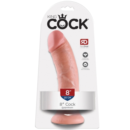 Фаллос-реалистик King Cock 8" Pipedream