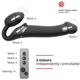 Страпон безремневой Vibrating Strap-on-me XL