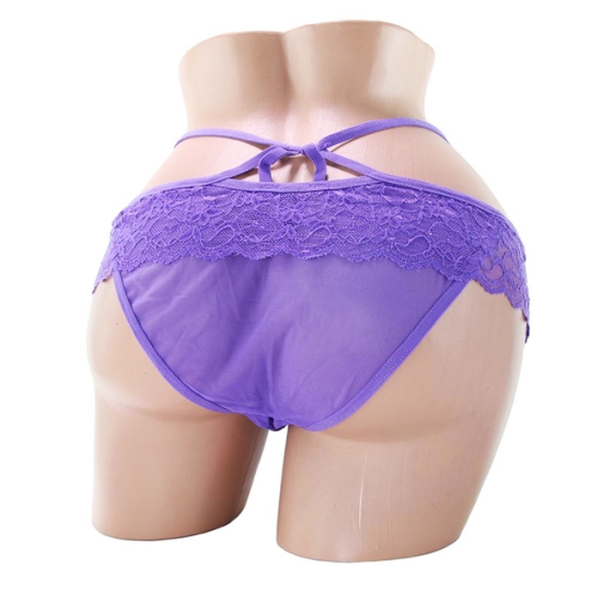 Вибратор с трусиками Crotchless Panty Thrill-Her