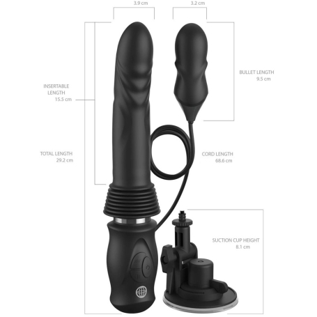 Секс-машина Pipedream Thruster с вибропулей