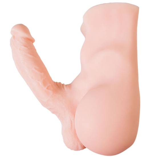 Мастурбатор-анус с фаллосом ToyFa Manuel