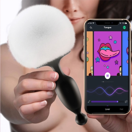 Пробка с хвостиком Magic Motion Bunny